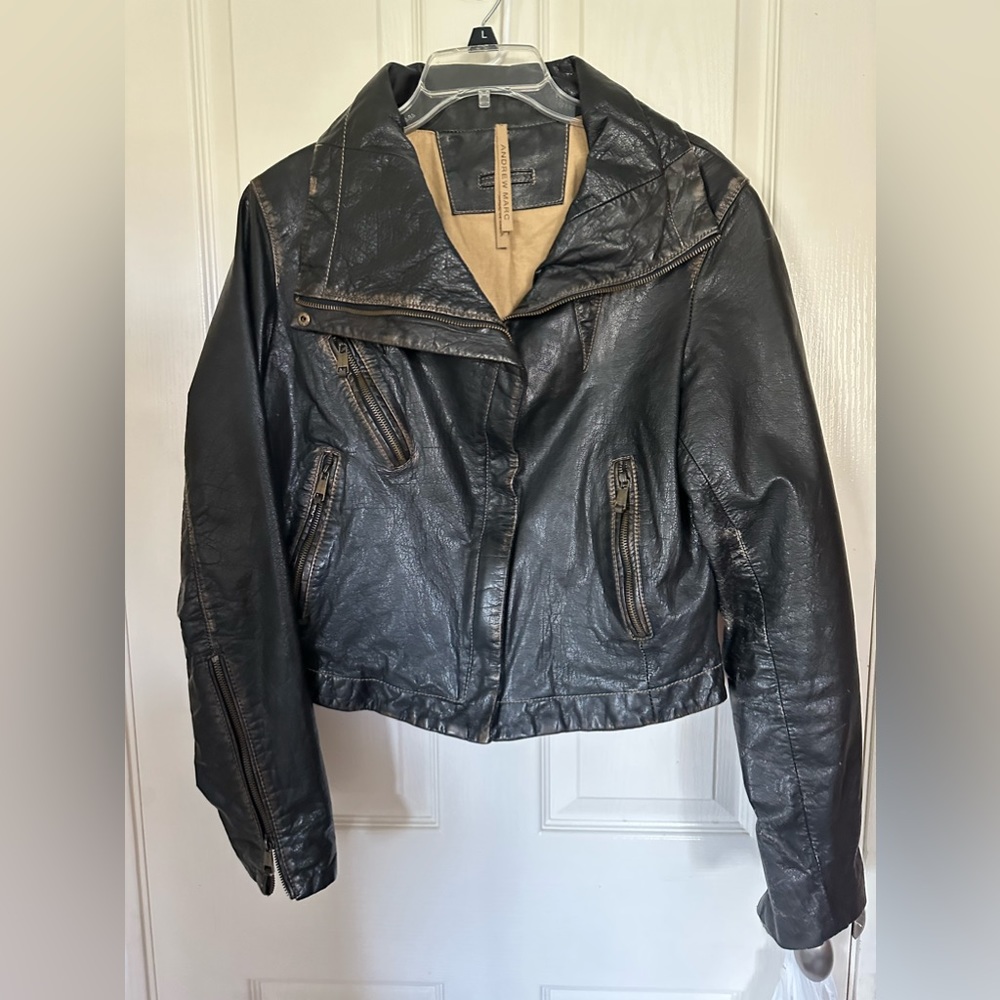 Black Leather Jacket S